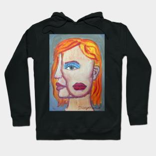 Series of paintings, woman's head Hoodie